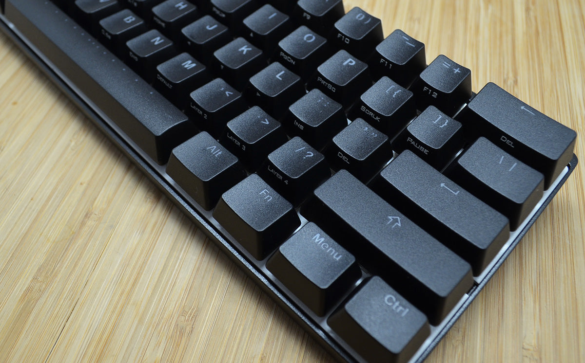 Vortex POK3R Black Case RGB LED 60% Mechanical Keyboard