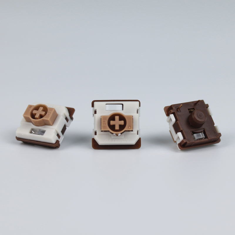 Gateron KS-33 Low Profile Chocolate 2.0 55g Tactile Plate Mount Switch