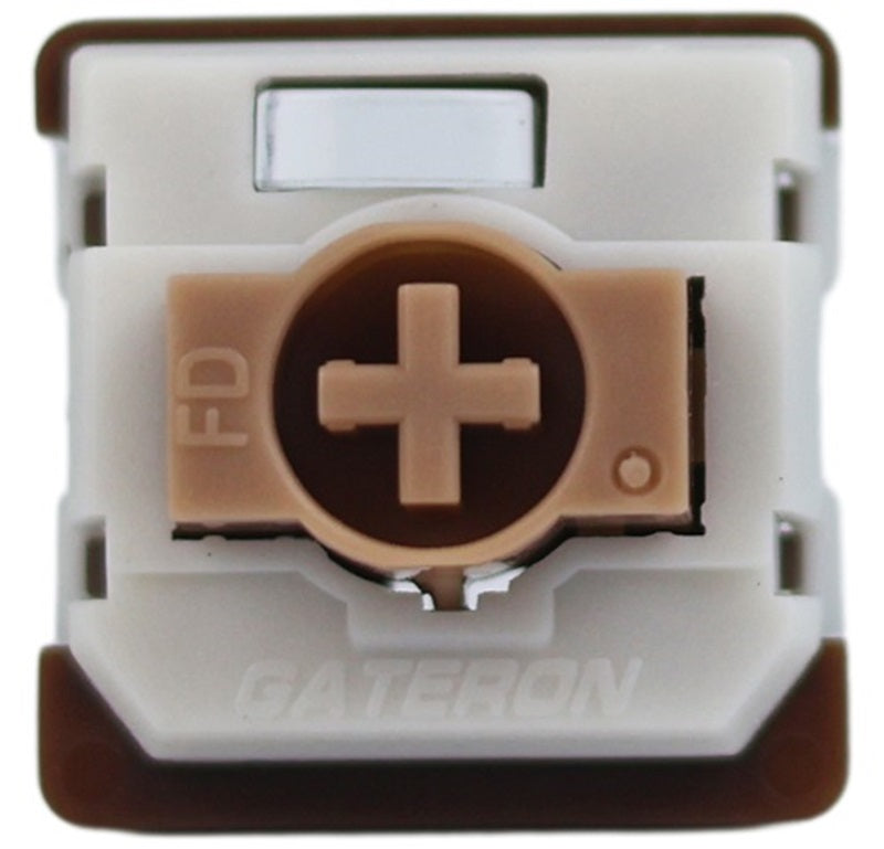 Gateron KS-33 Low Profile Chocolate 2.0 55g Tactile Plate Mount Switch