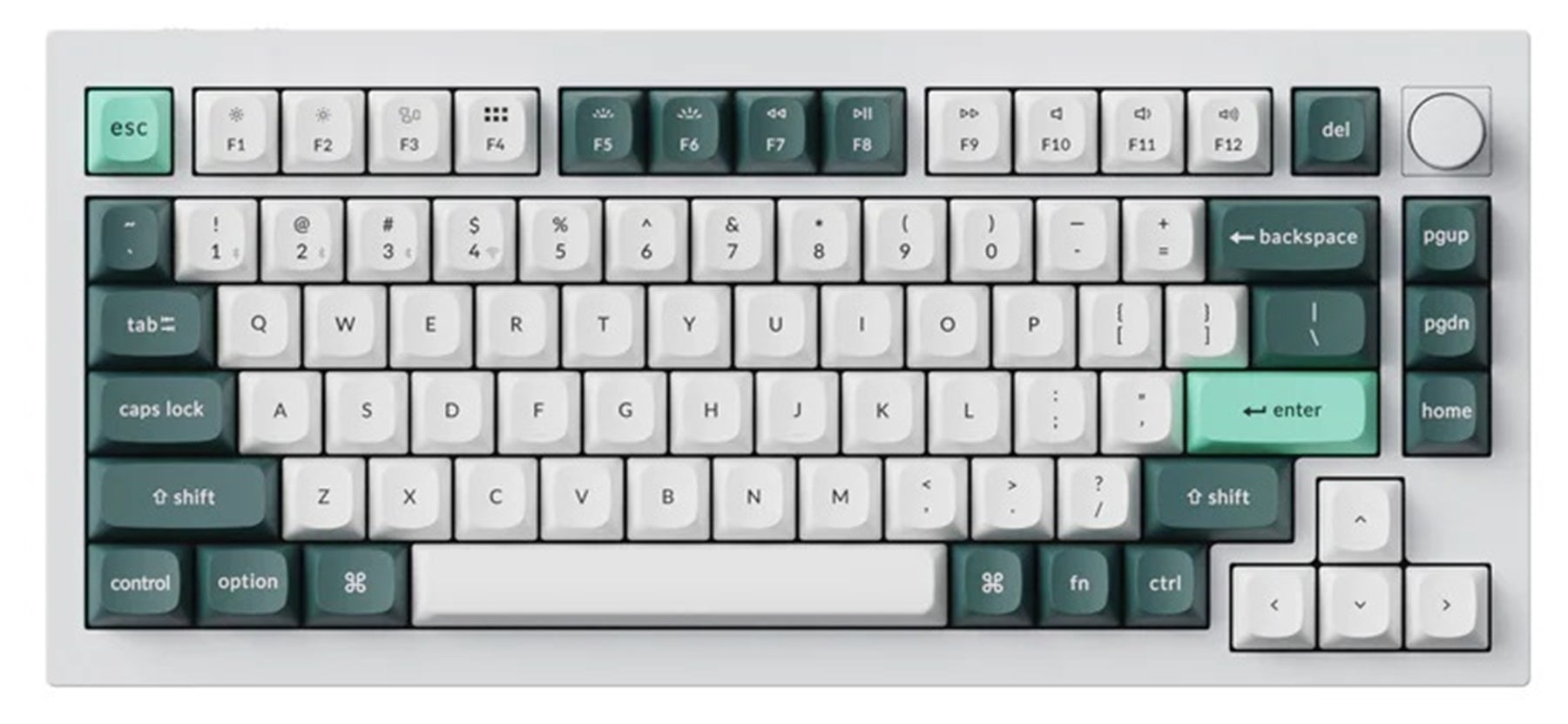 Keychron Q1 HE Aluminum 75% Hotswap Wireless RGB Mechanical Keyboard