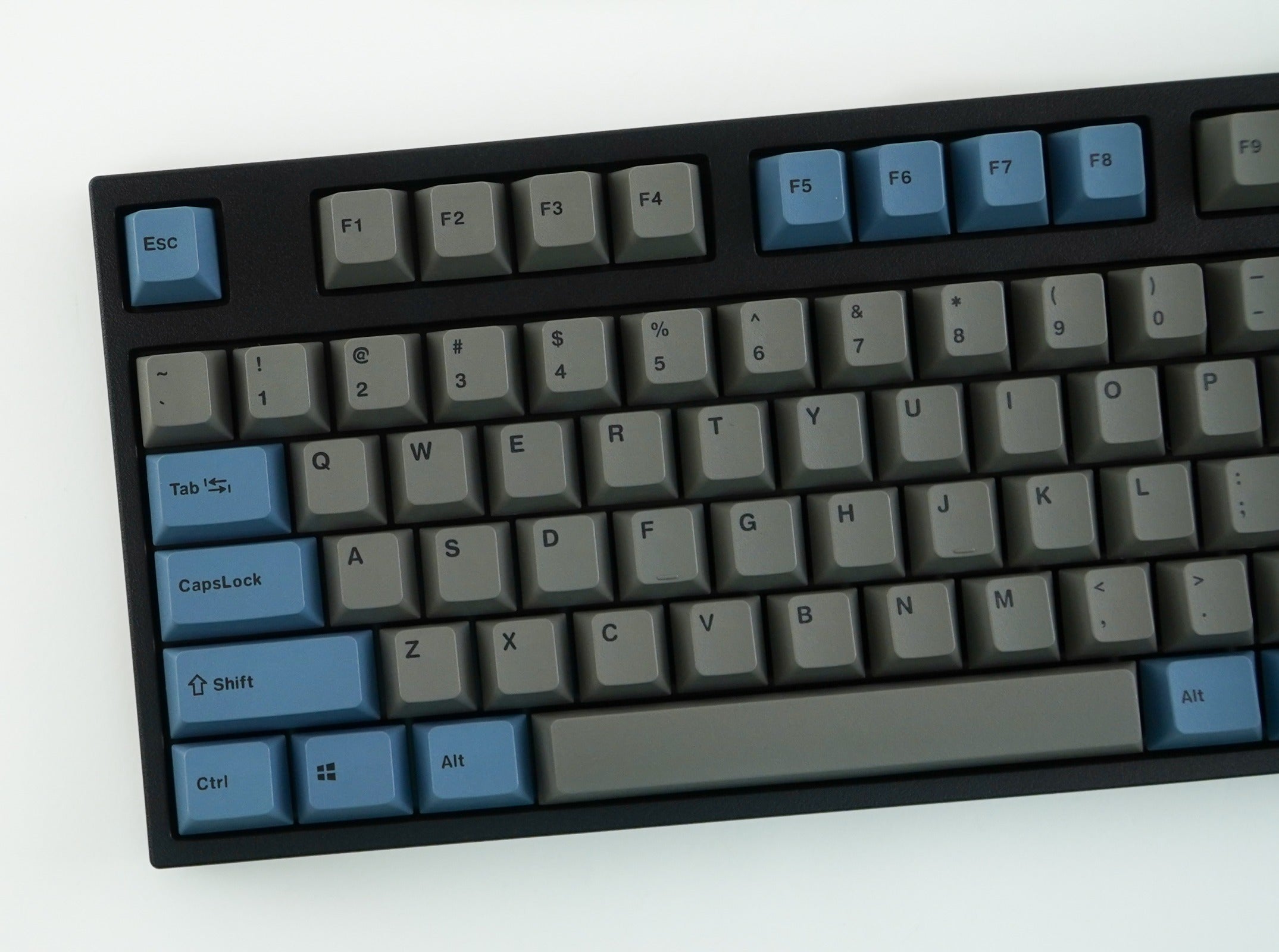 Leopold FC900R Grey/Blue PD Double Shot PBT Mechanical Keyboard