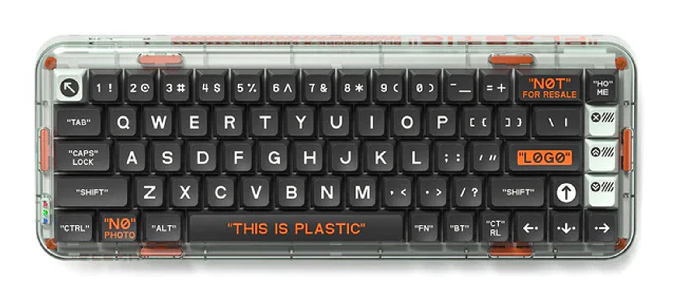 MelGeek Mojo68 Plastic Advance 65% Hotswap Bluetooth 5.1 and 2.4 GHz. RGB Mechanical Keyboard