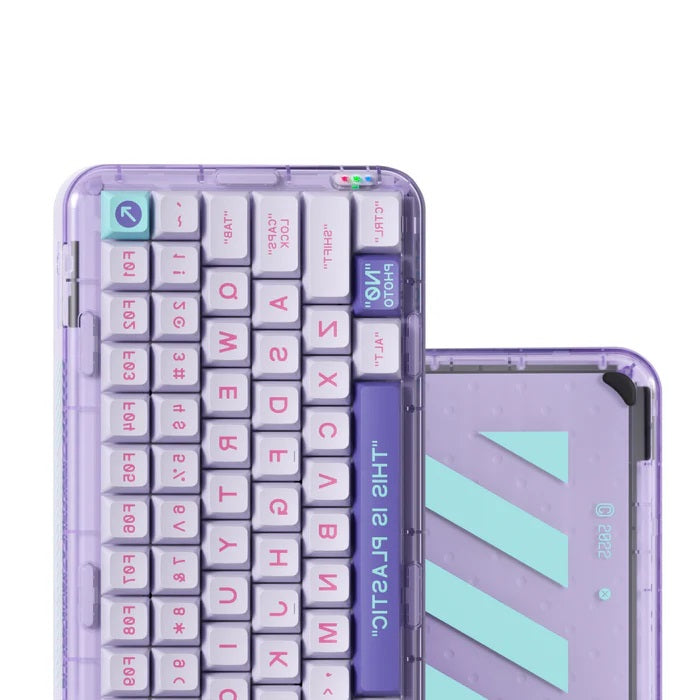 MelGeek Mojo84 Vaporwave 75% Hotswap Wireless RGB Mechanical Keyboard