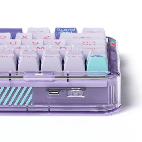 MelGeek Mojo84 Vaporwave 75% Hotswap Wireless RGB Mechanical Keyboard