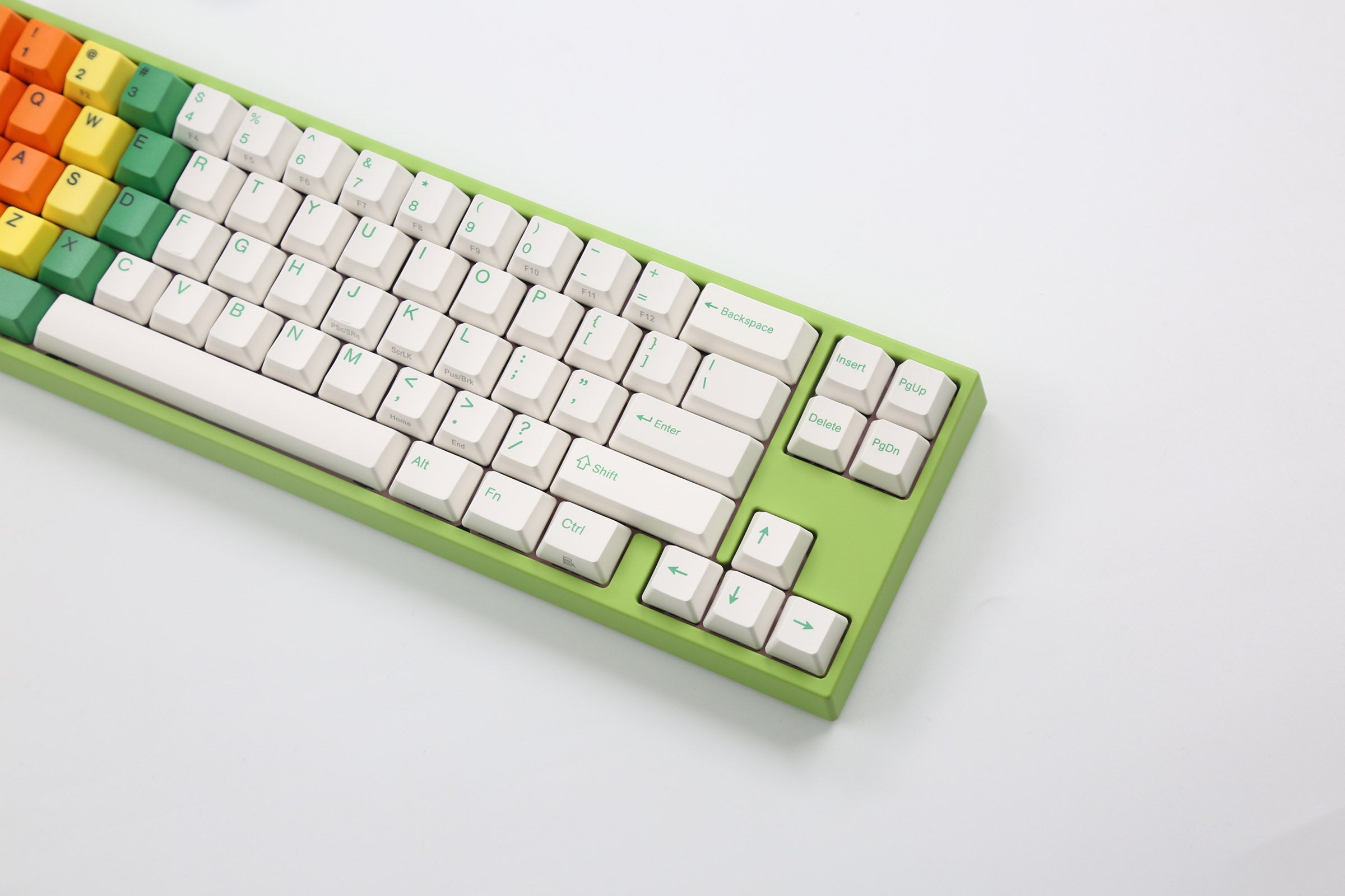 Ducky x Varmilo Miya Pro Green 65% White LED Dye Sub PBT Mechanical Keyboard