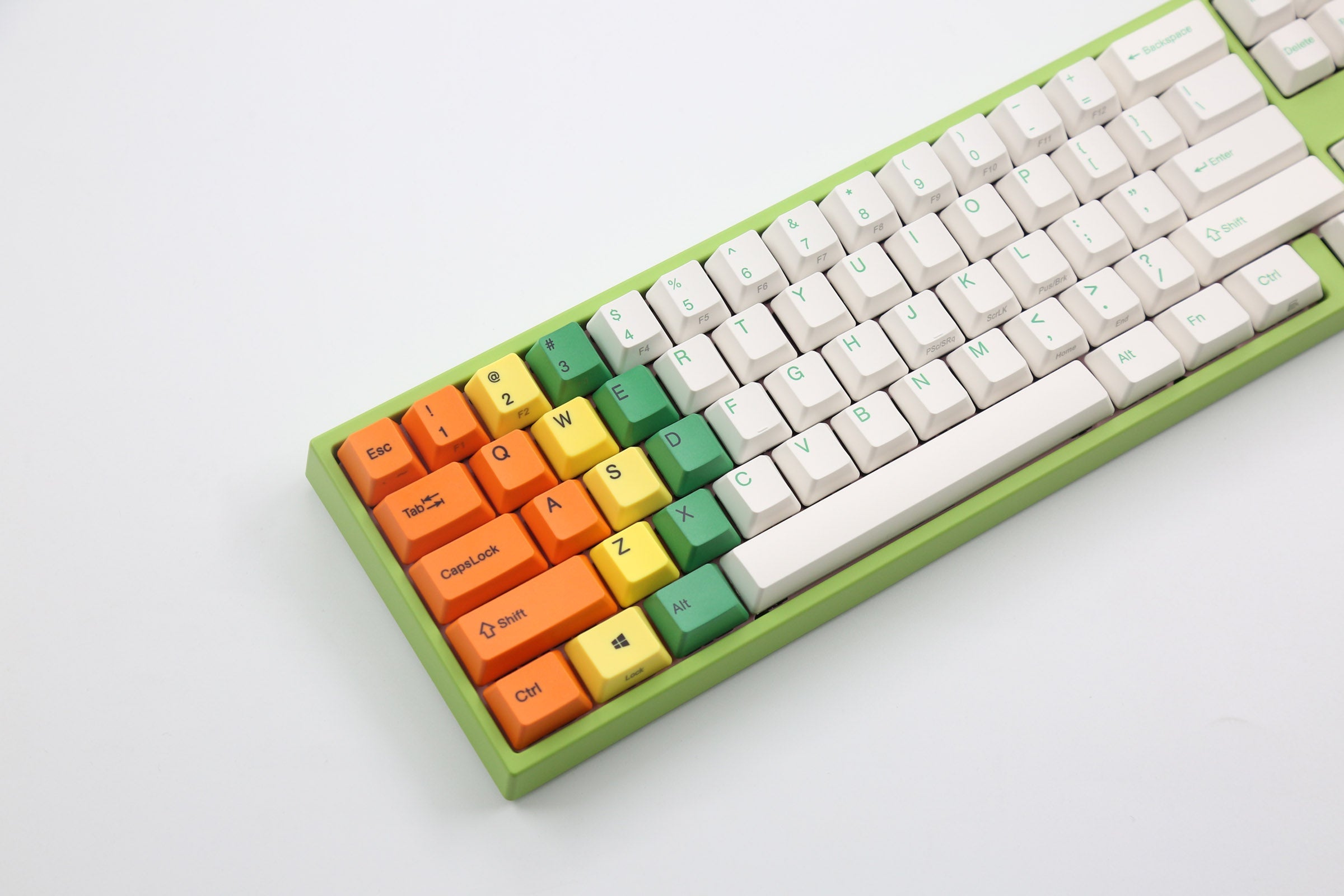Ducky x Varmilo Miya Pro Green 65% White LED Dye Sub PBT Mechanical Keyboard
