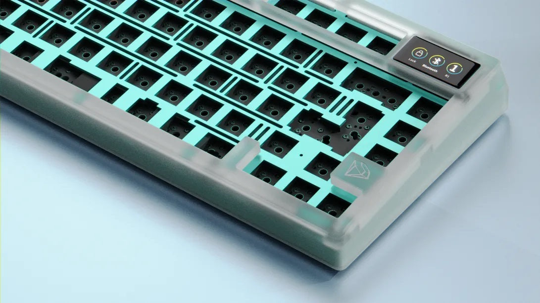 Meletrix Zoom75 Akuamarin Barebones 75% Hotswap Wireless RGB Keyboard DIY Kit