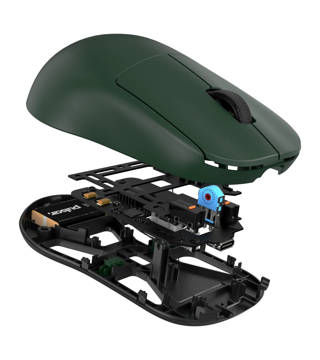 Pulsar X2H Founder's Edition Green 1K / 4K Wireless Mouse
