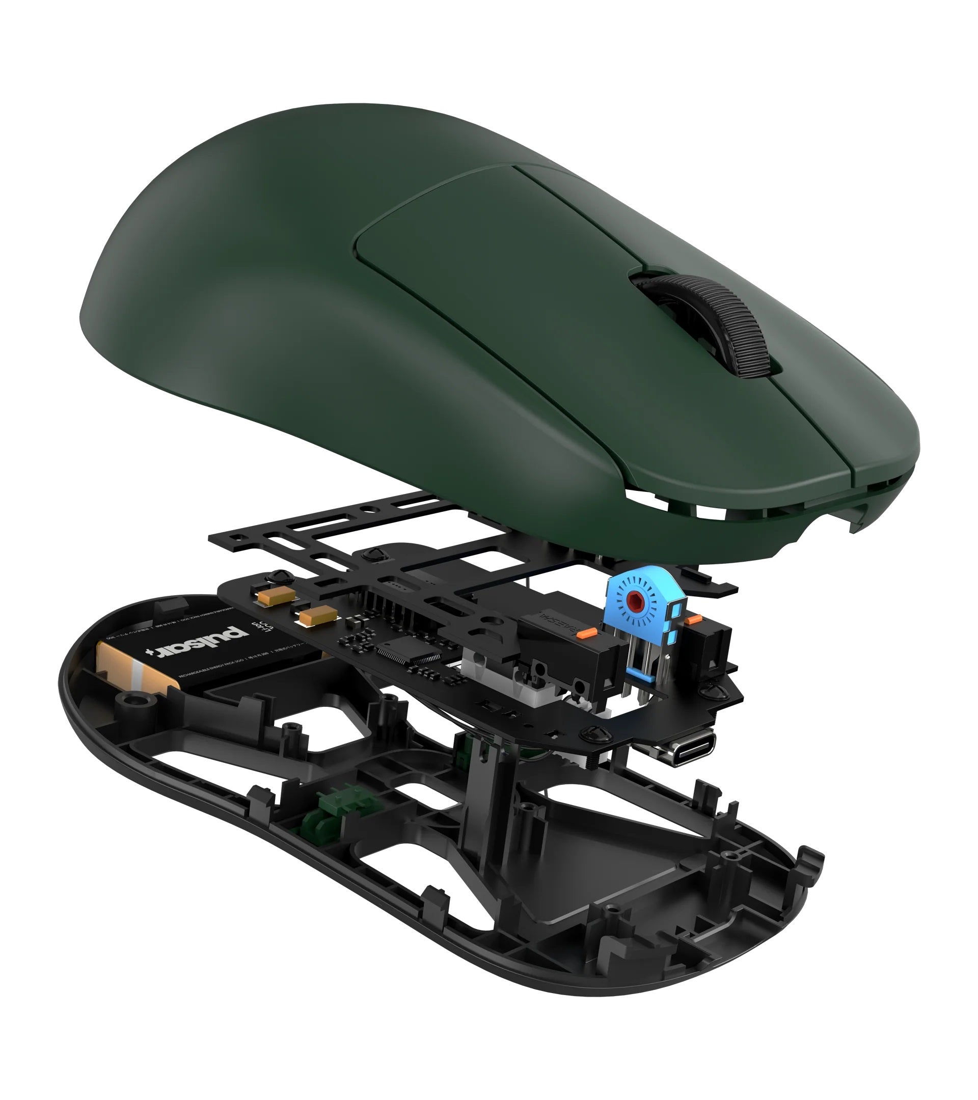 Pulsar X2H Founder's Edition Green 1K / 4K Wireless Mouse