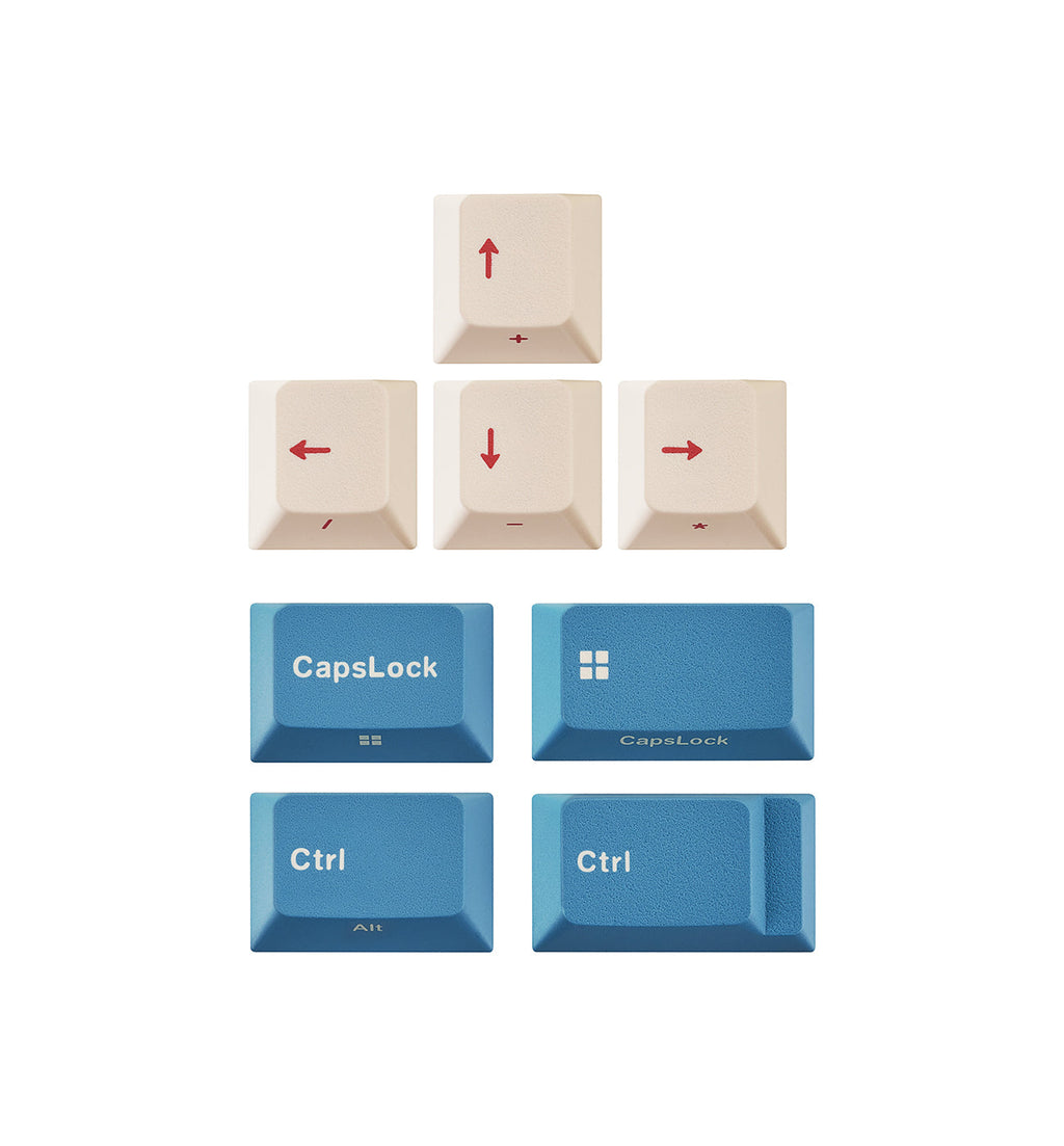 Leopold FC730MBT V2 Coral / Blue Bluetooth Mechanical Keyboard