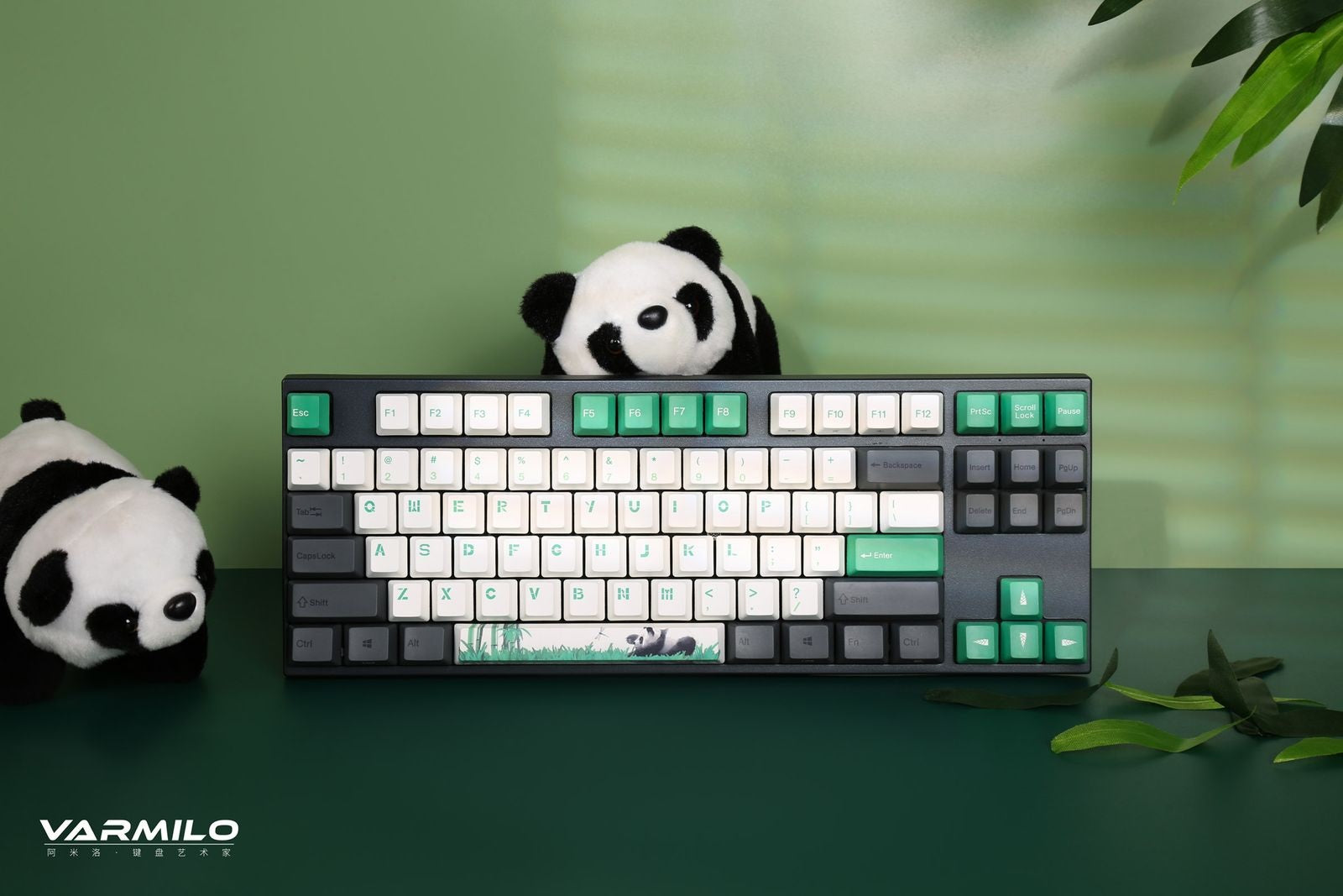 Varmilo VPT87 Panda R2 TKL Hotswap Wireless RGB Keyboard
