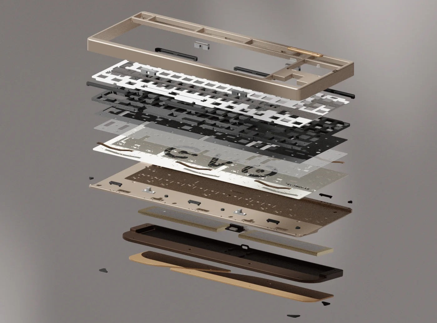 Evoworks Evo80 Aluminum TKL Hotswap Wireless Keyboard