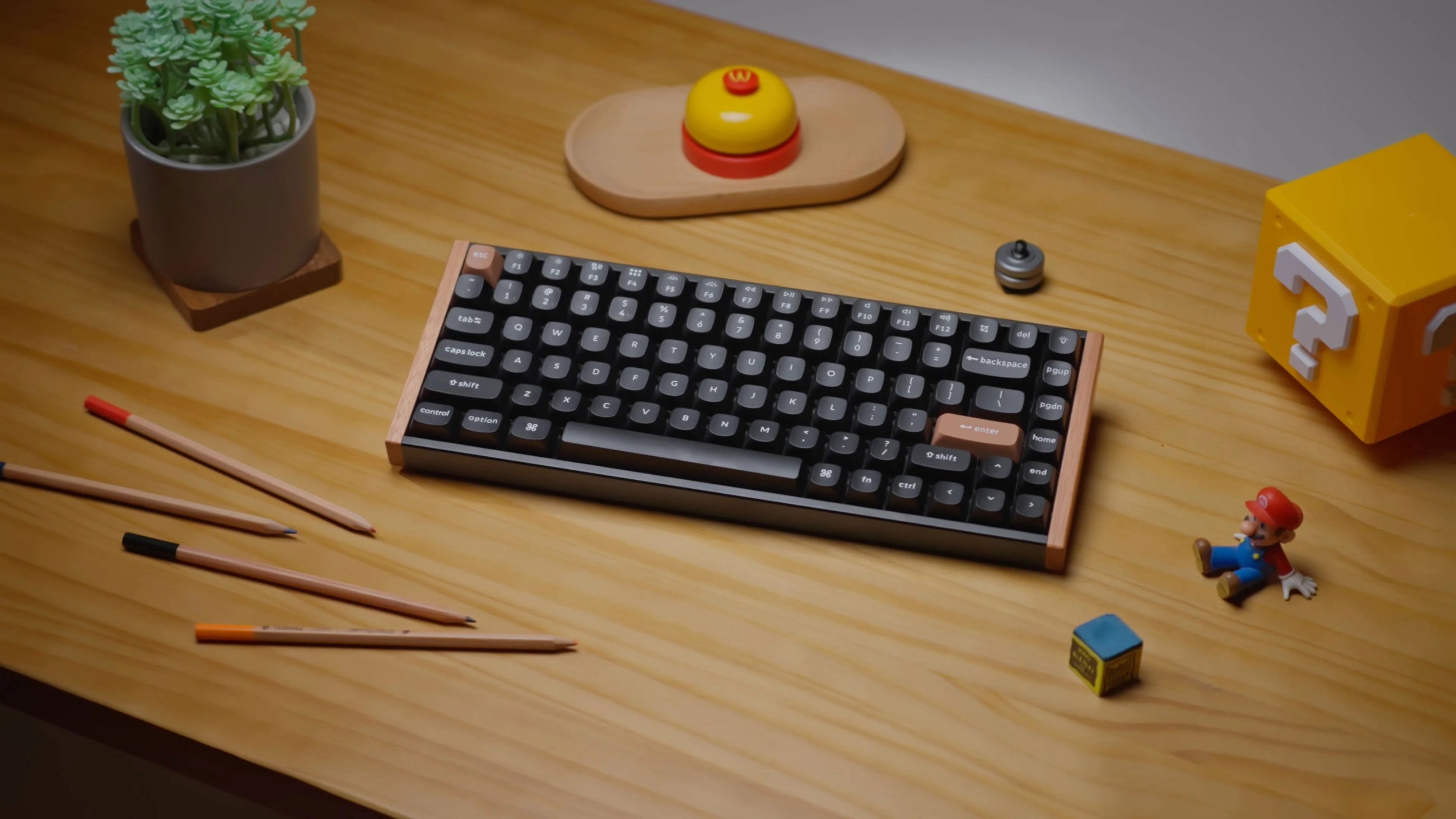 Keychron K2 HE Special Edition 75% Wood Wireless Keyboard