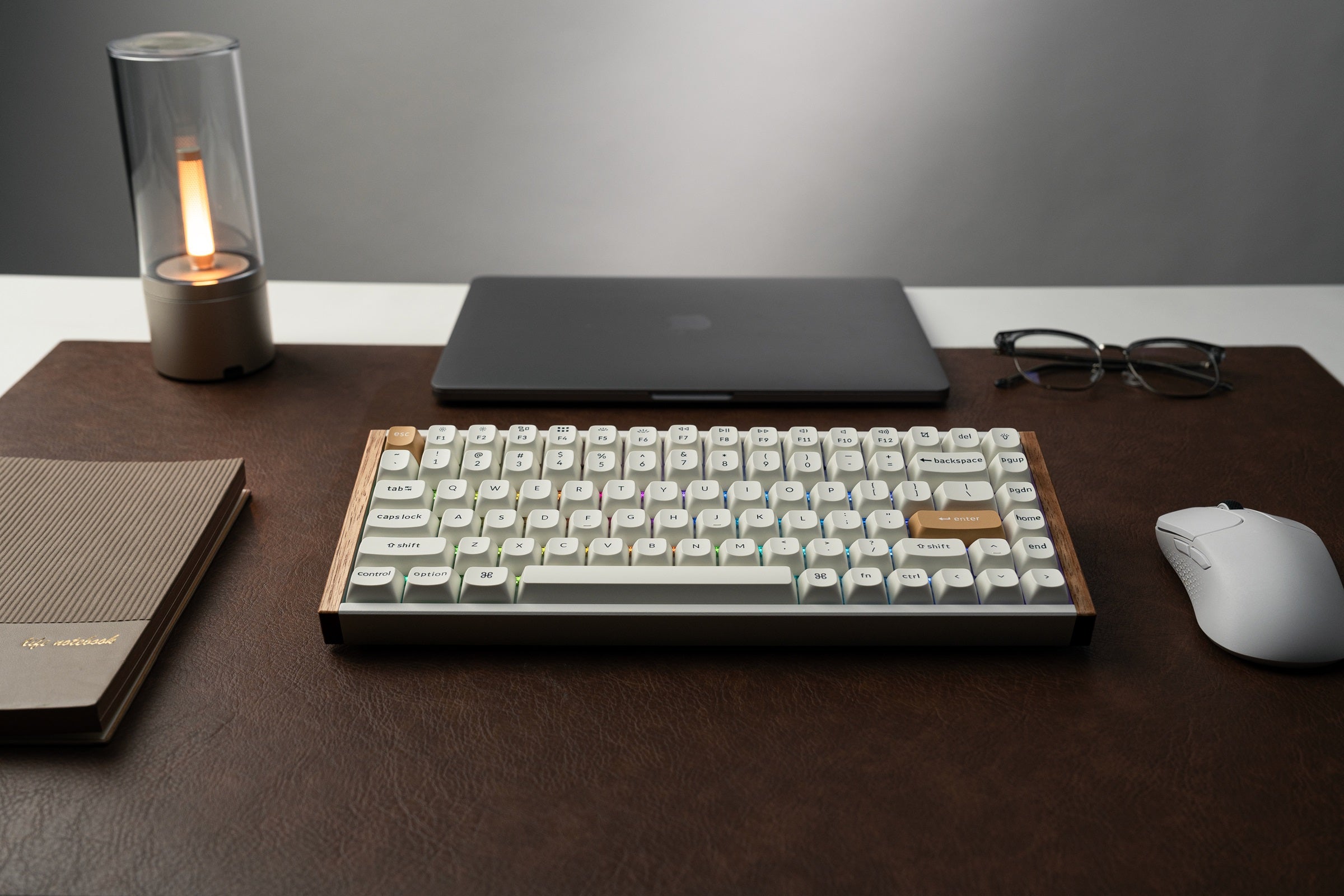 Keychron K2 HE Special Edition 75% Wood Wireless Keyboard