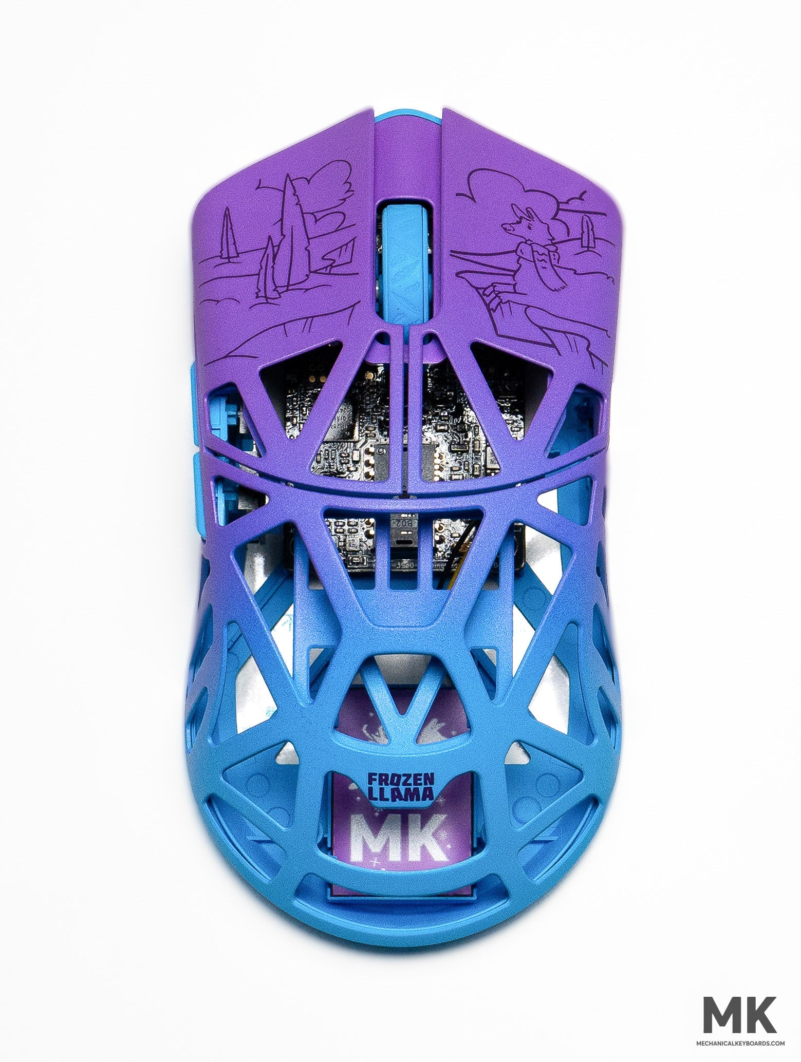 WLMOUSE x MK Frozen Llama Beast X Max 8K Wireless Mouse
