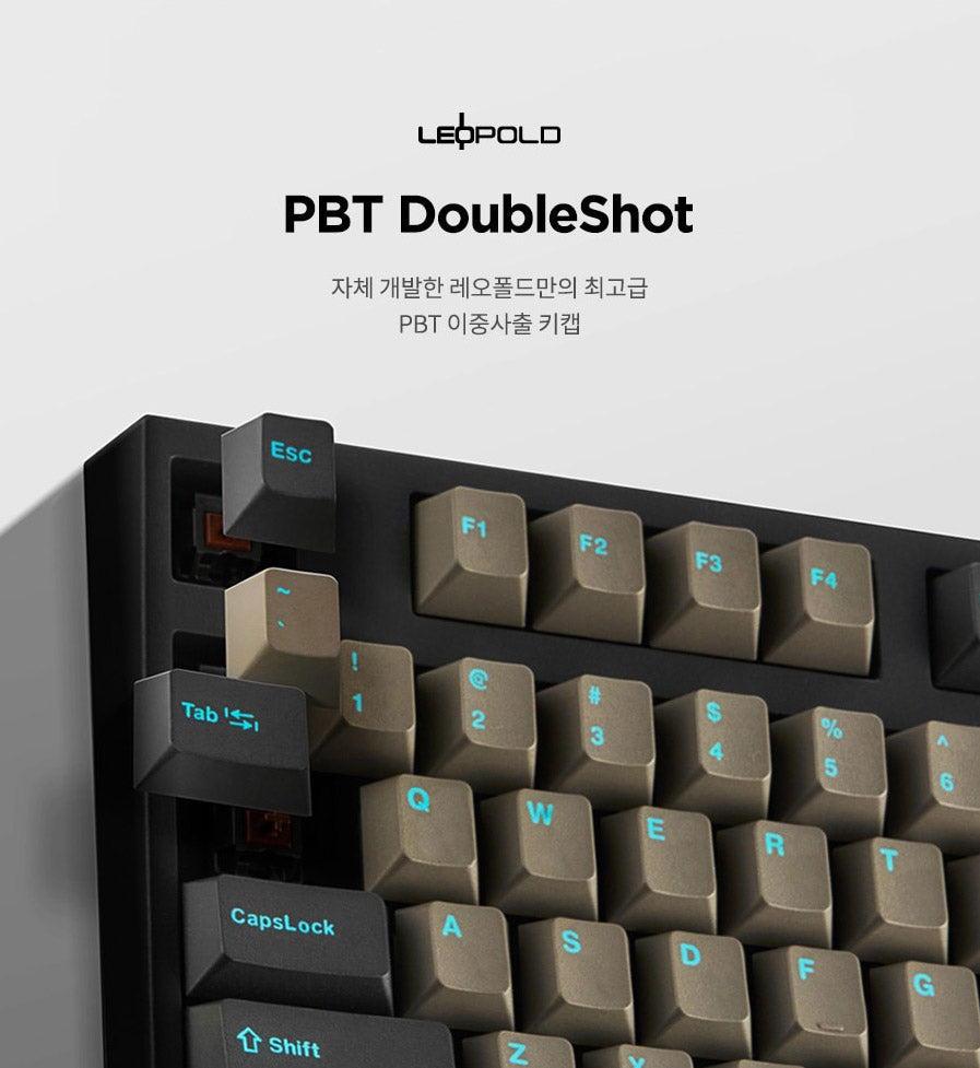 Leopold FC900RBT V2 Graphite Blue Wireless Keyboard