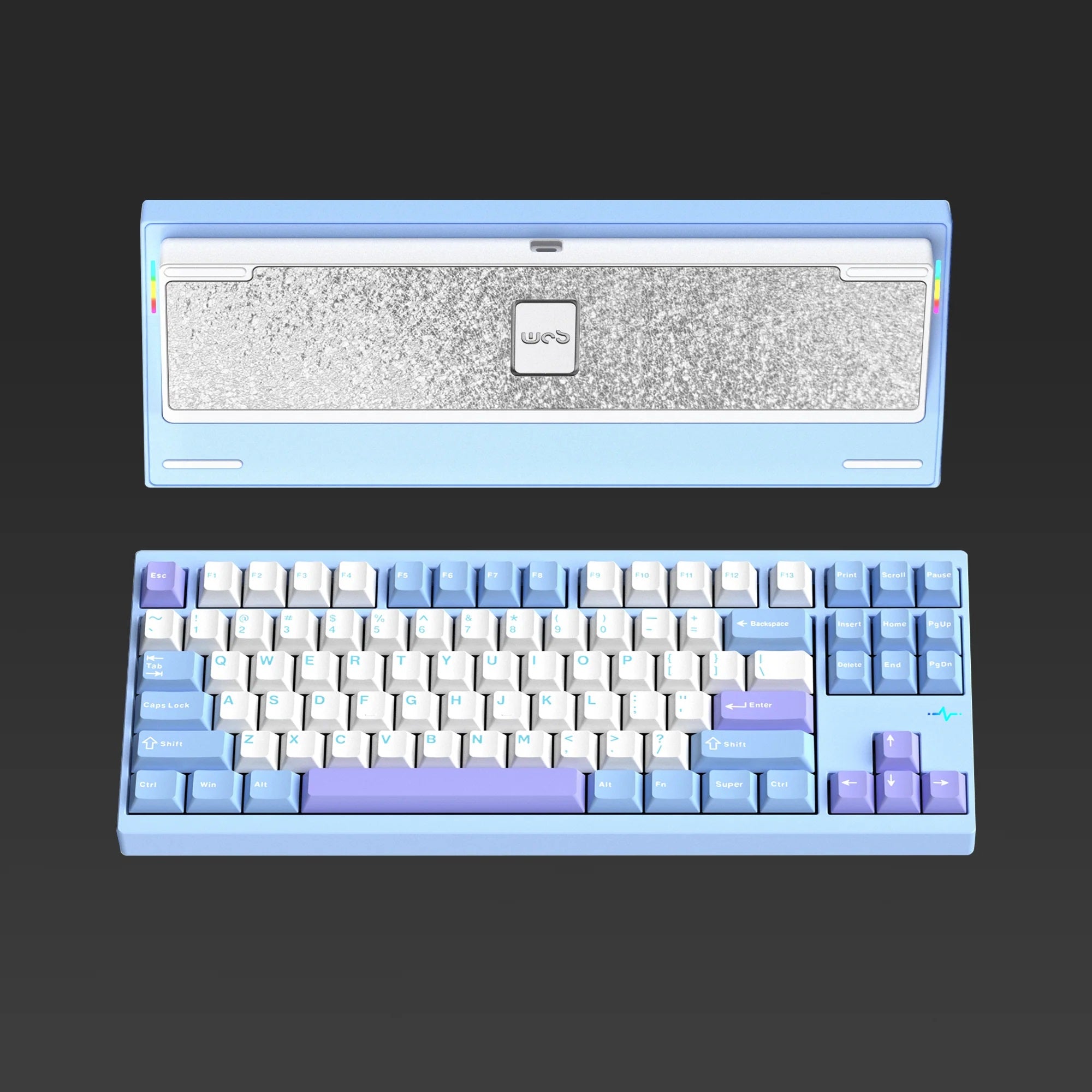 WOBKEY Crush 80 Reboot Pro Aluminum Hotswap Wireless RGB Keyboard