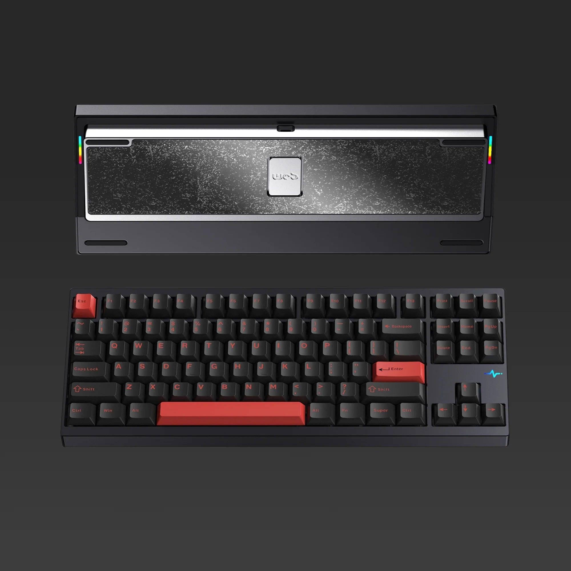 WOBKEY Crush 80 Reboot Pro Aluminum Hotswap Wireless RGB Keyboard
