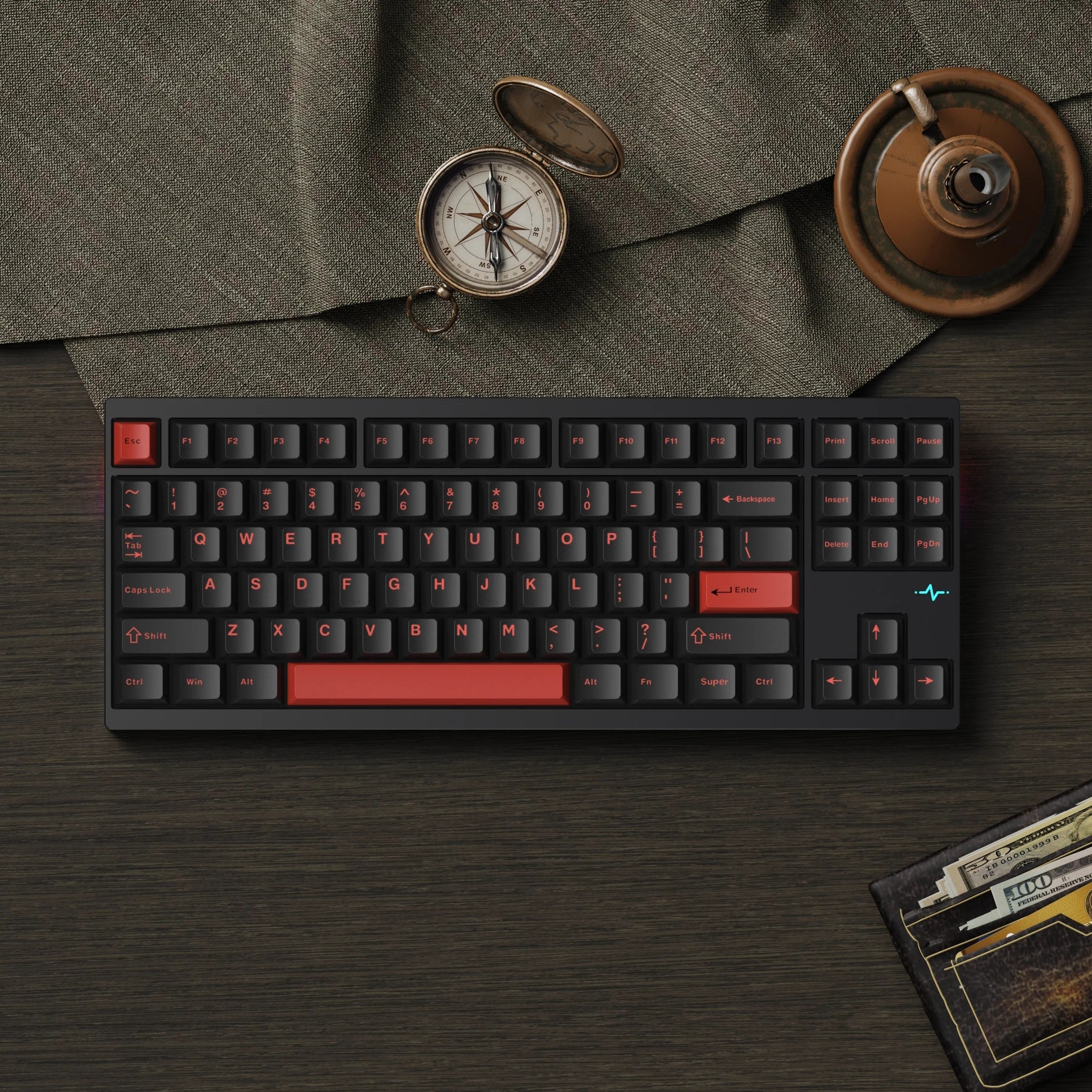 WOBKEY Crush 80 Reboot Pro Aluminum Hotswap Wireless RGB Keyboard