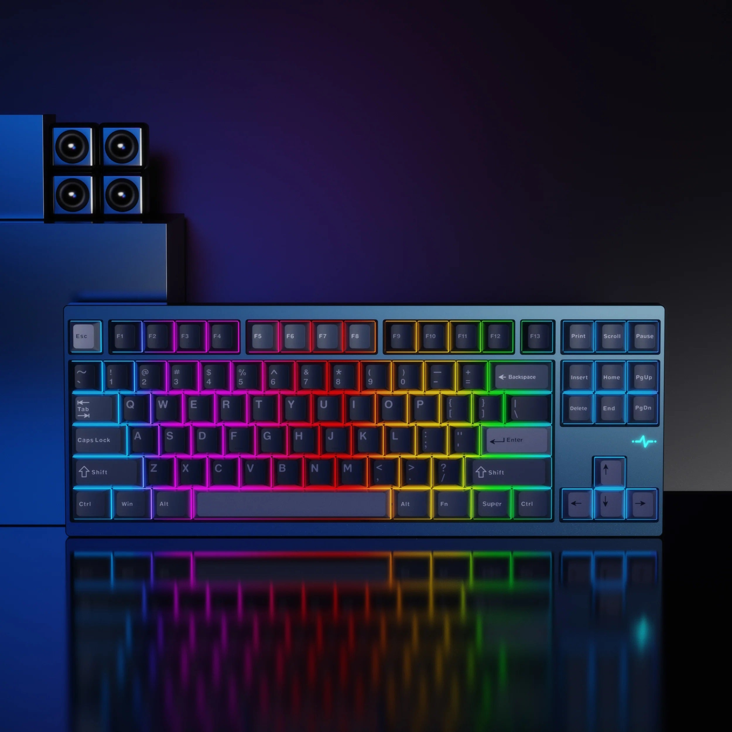 WOBKEY Crush 80 Reboot Pro Aluminum Hotswap Wireless RGB Keyboard