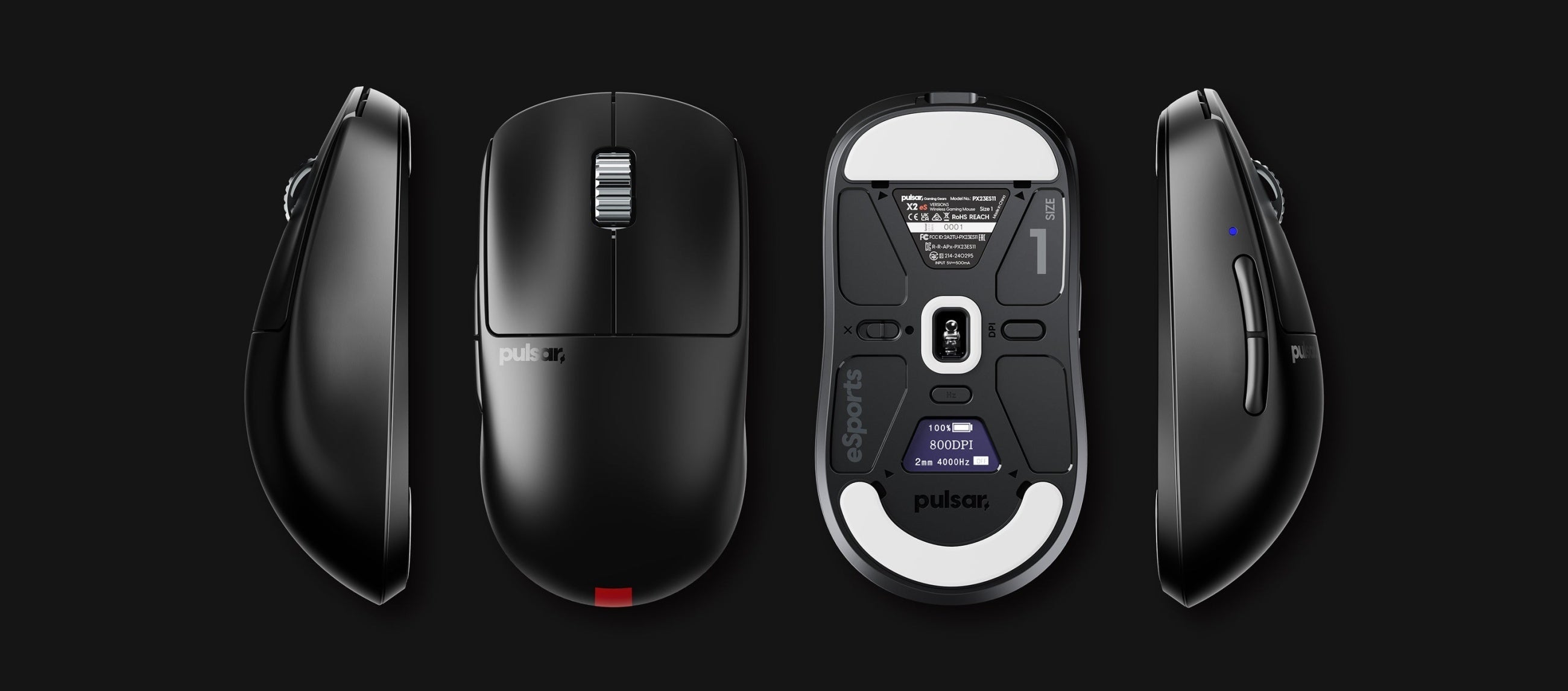 Pulsar X2 v3 eS 1K / 8K Wireless Mouse