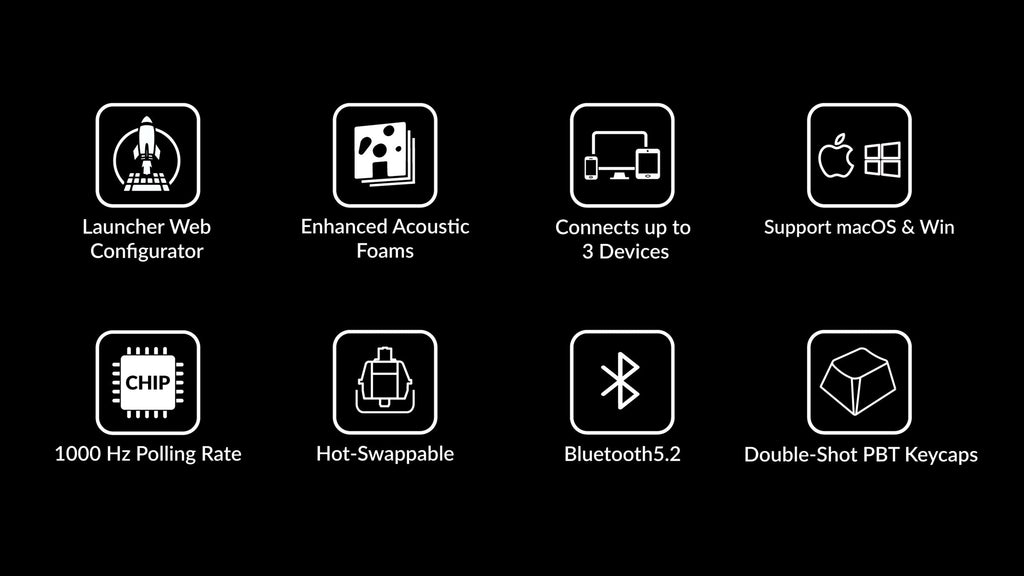 Keychron K10 QMK V2 Aluminum Hotswap Wireless RGB Keyboard