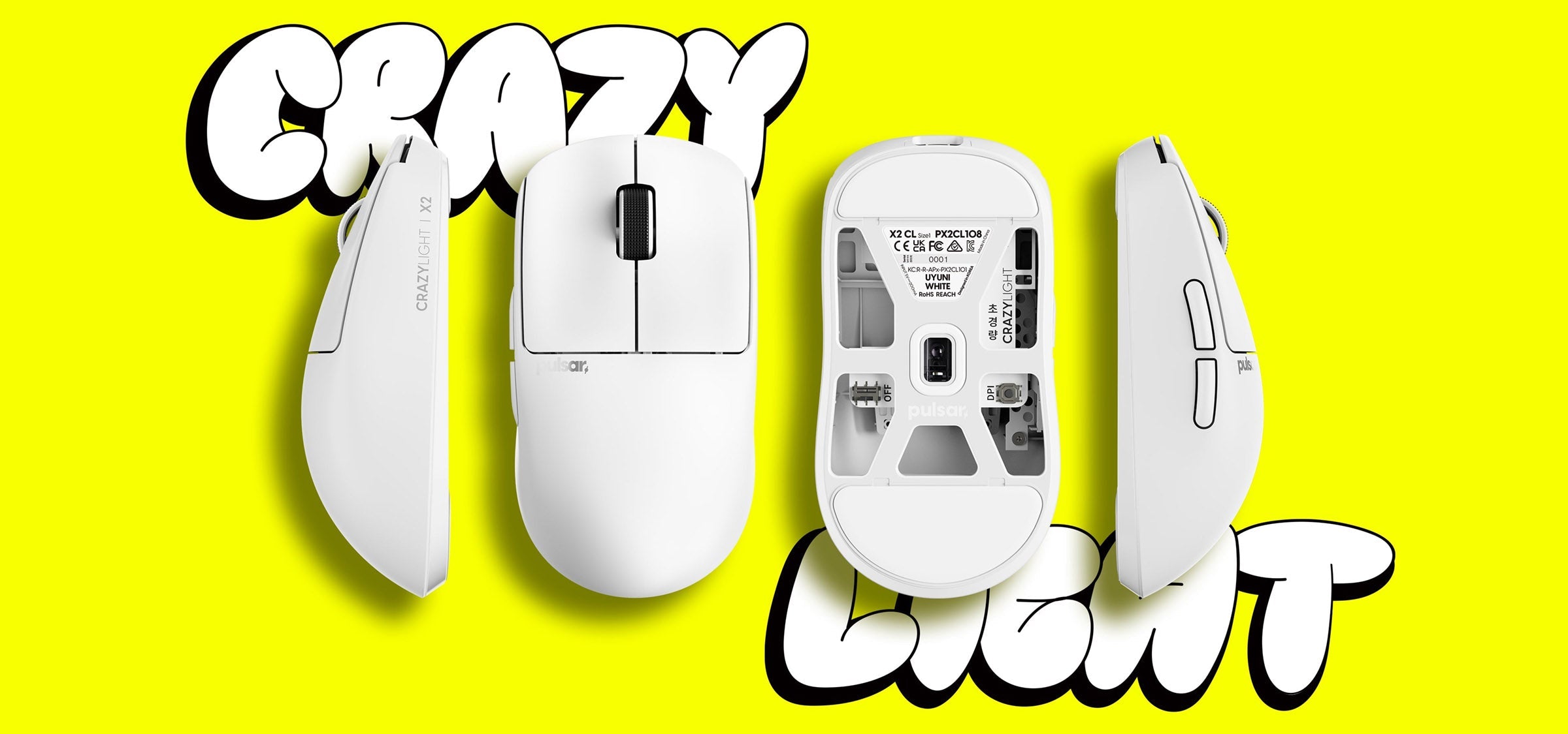 Pulsar X2 CrazyLight Mini Wireless 8K Mouse