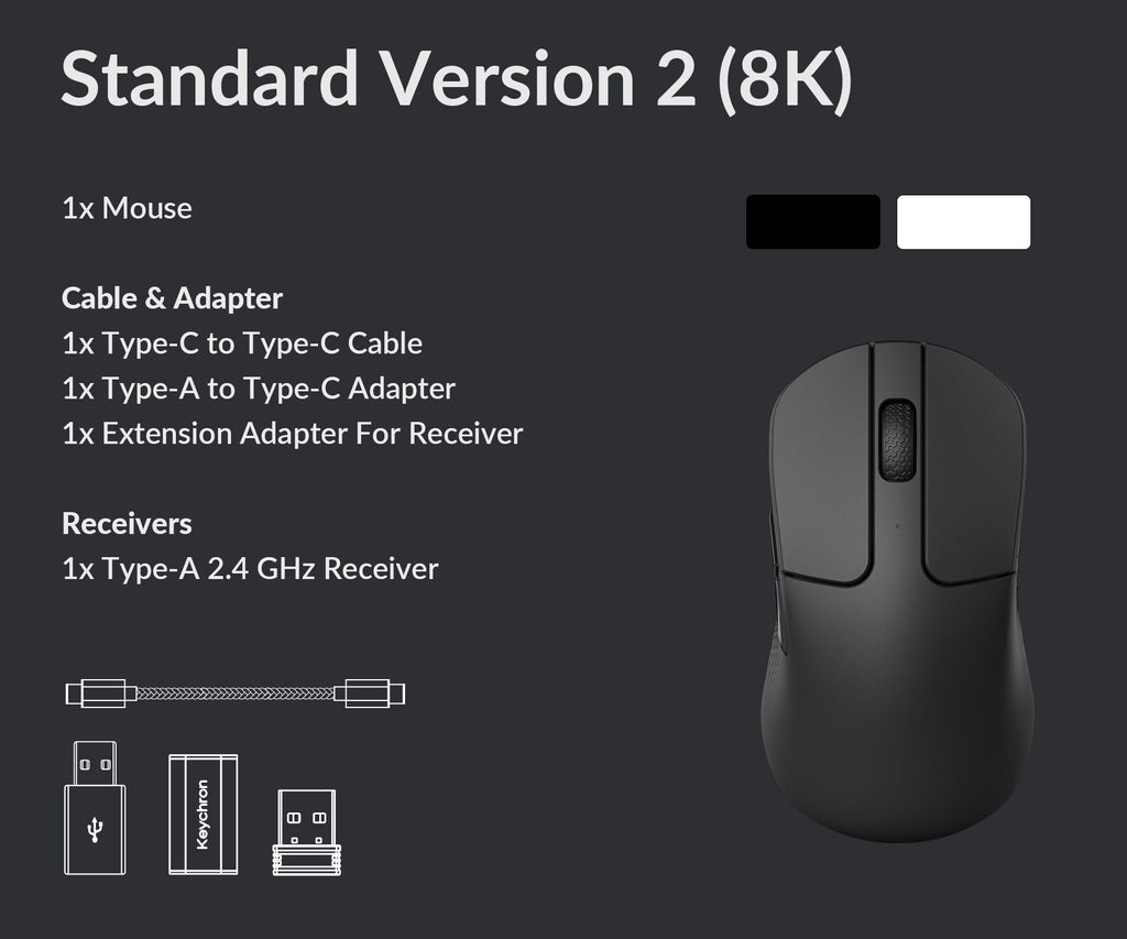 Keychron M3 Mini 8K Wireless Mouse