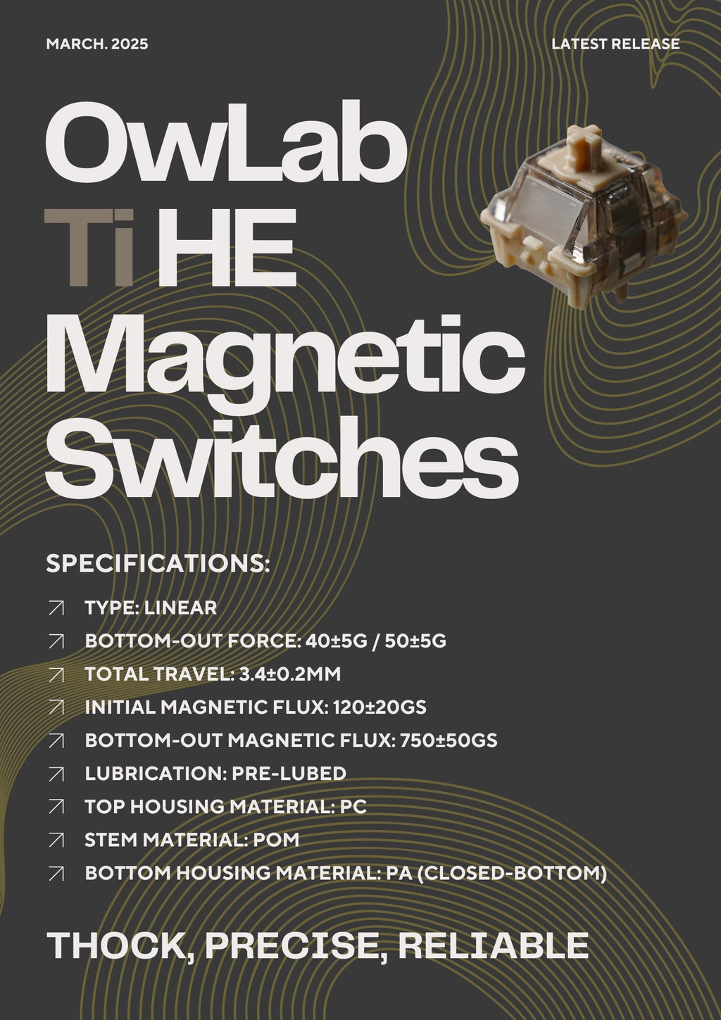 Owlab Ti HE Linear Switch