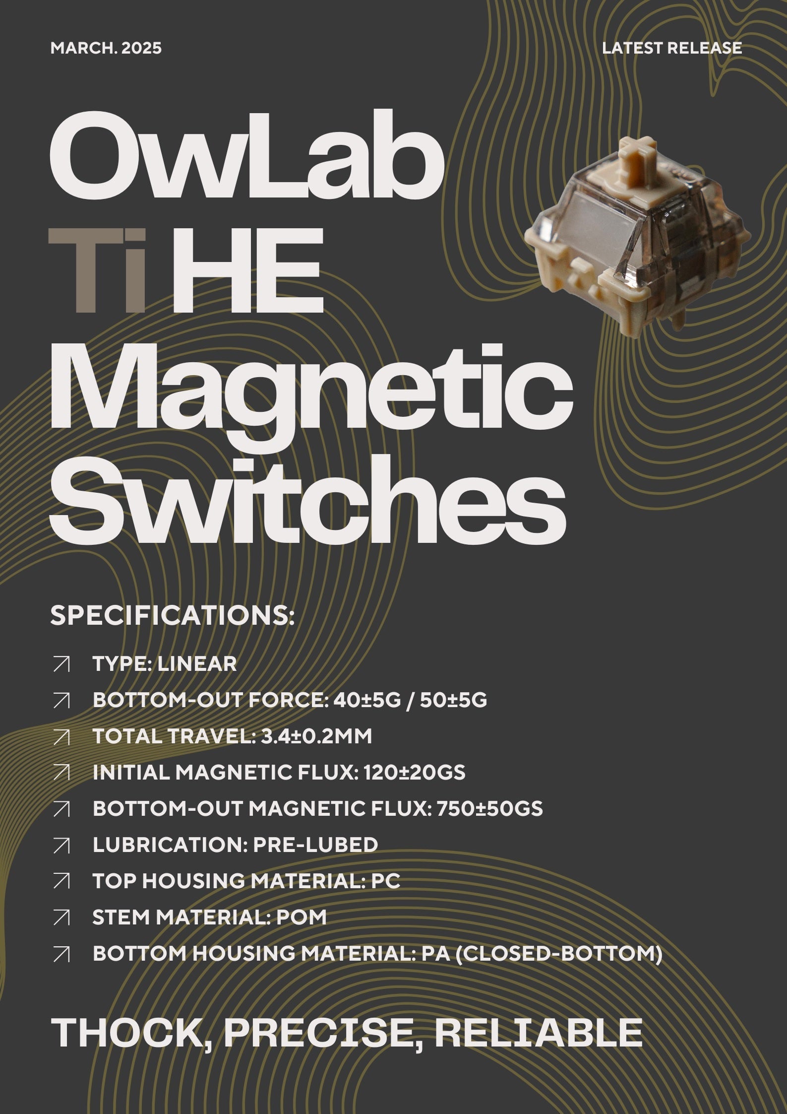 Owlab Ti HE Linear Switch