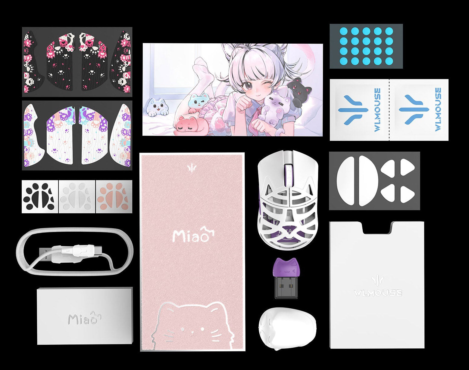 MK x WLMOUSE Beast Miao 8K Wireless Mouse