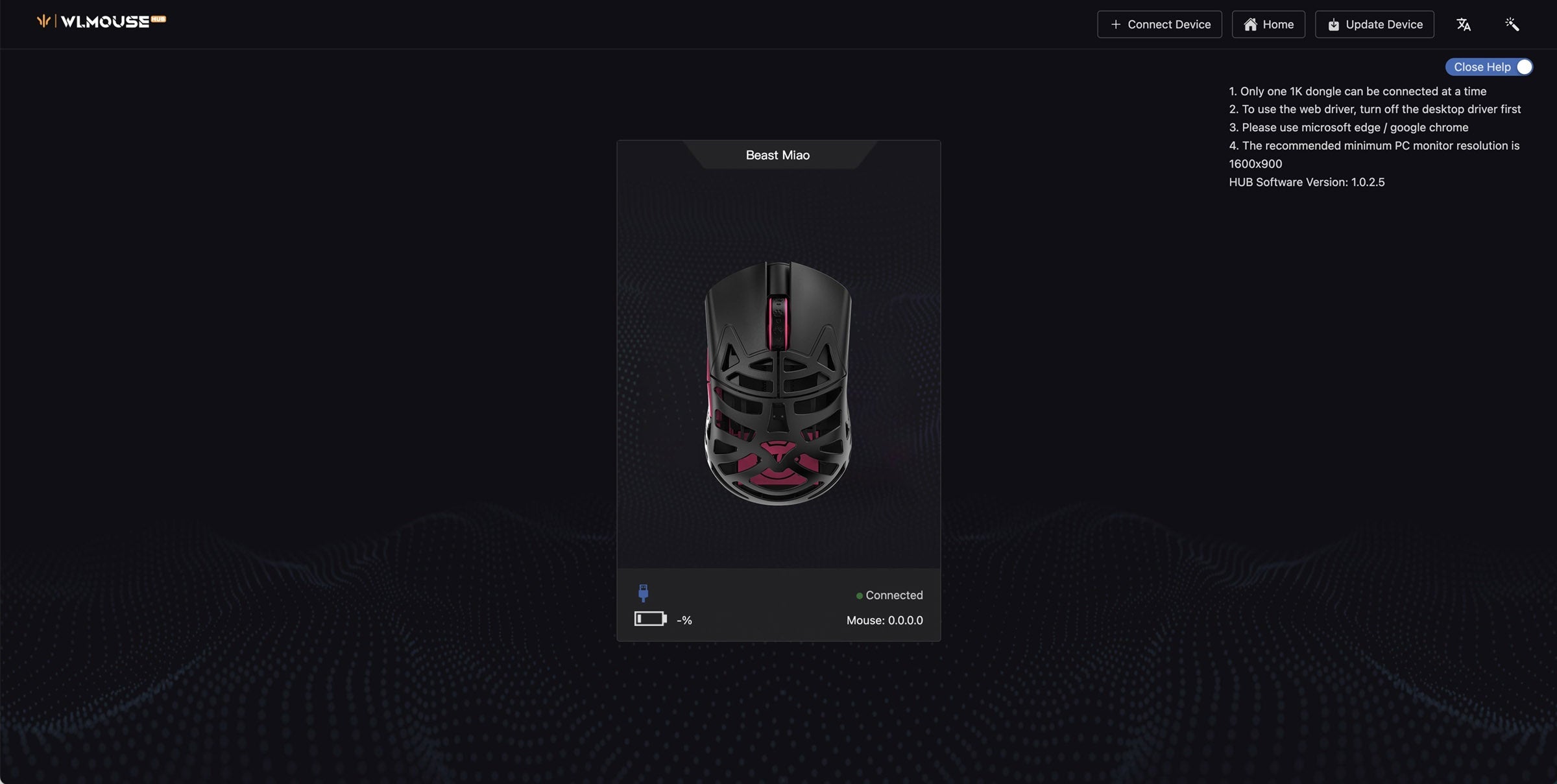 MK x WLMOUSE Beast Miao 8K Wireless Mouse