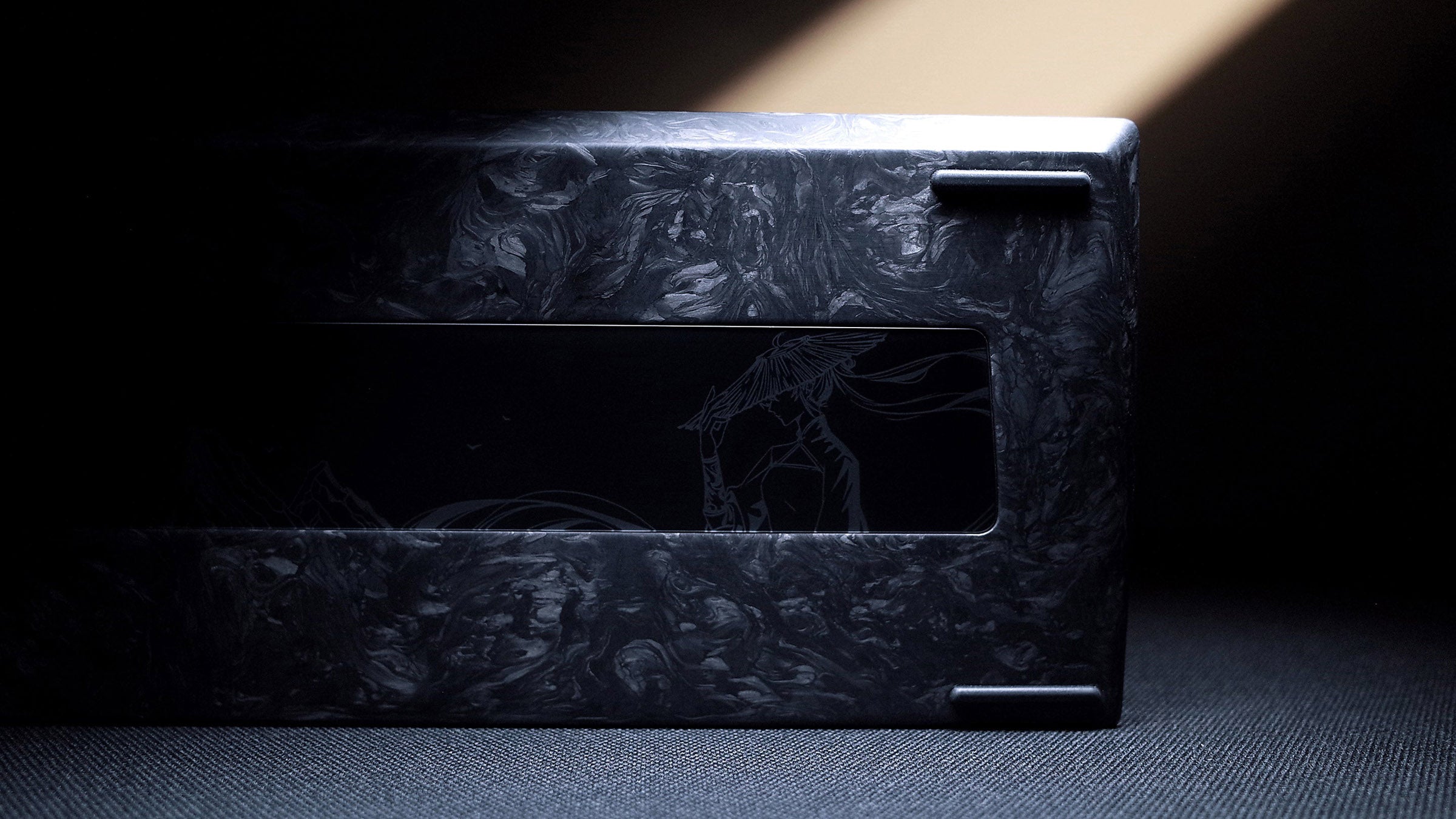 WLMOUSE Ying75 HE 8K Forged Carbon Fiber RGB Keyboard