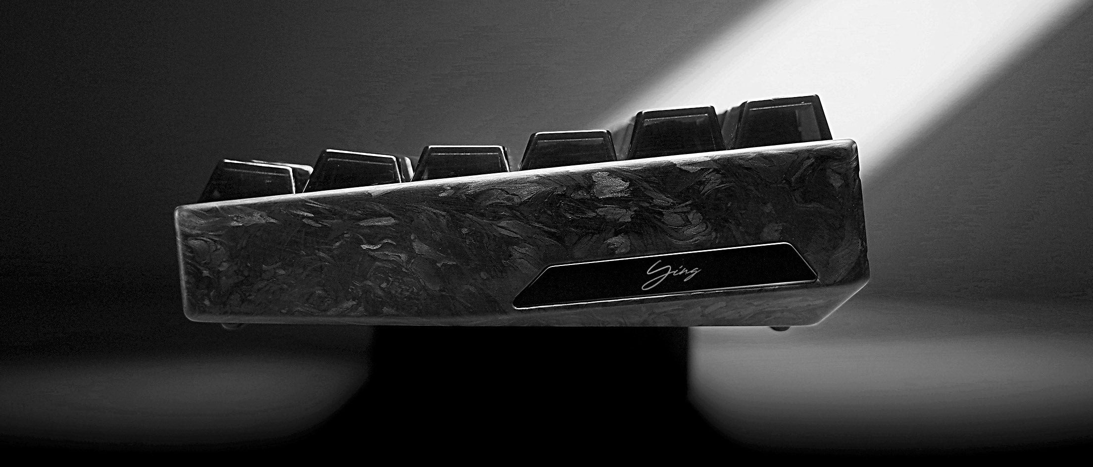 WLMOUSE Ying75 HE 8K Forged Carbon Fiber RGB Keyboard