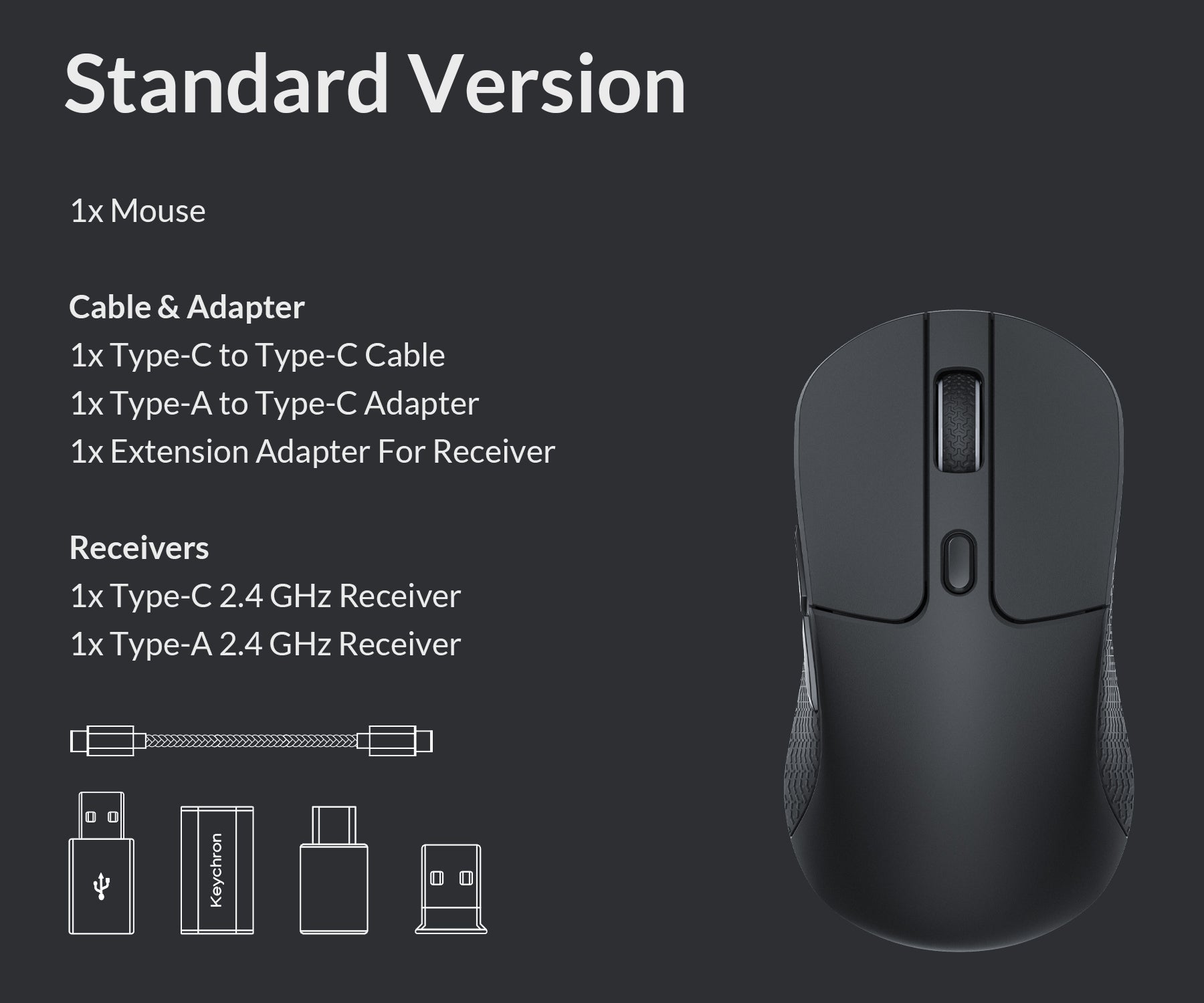 Keychron M3 Lite Wireless Mouse