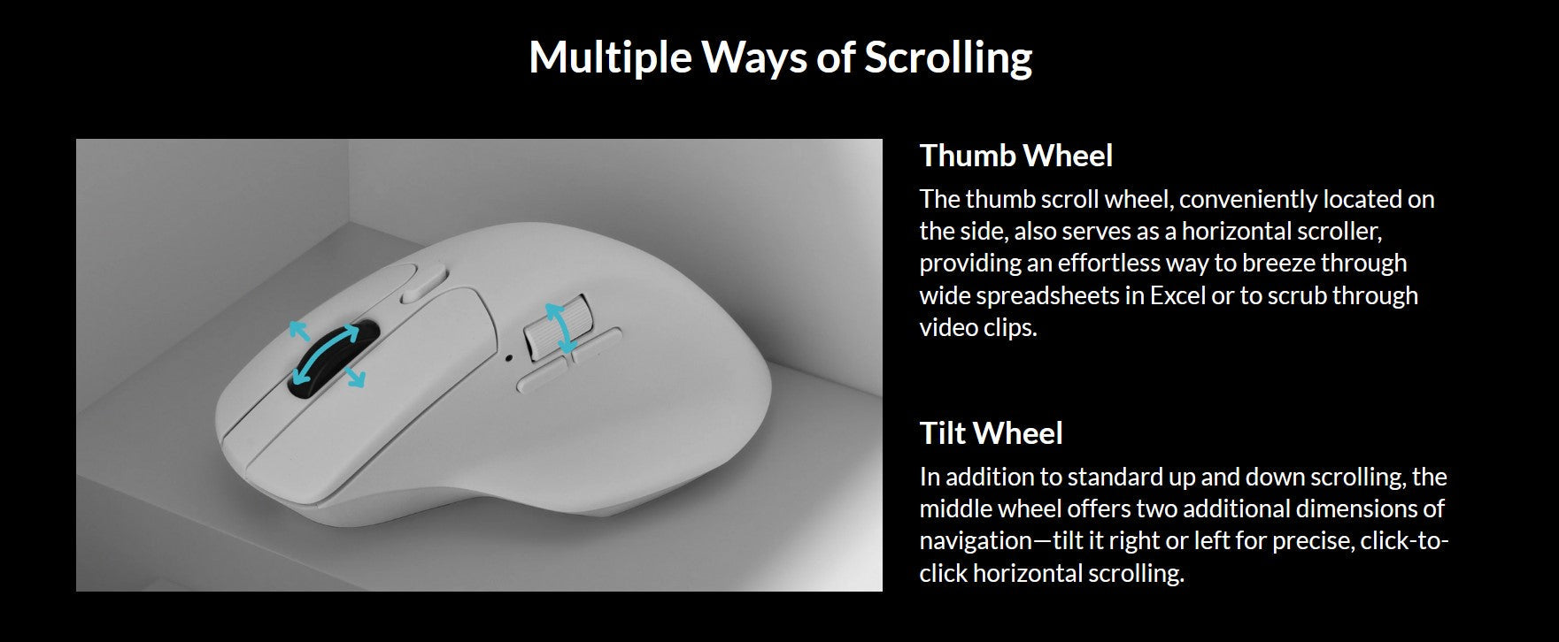 Keychron M6 Wireless 8K Steel Scroll Wheel Mouse