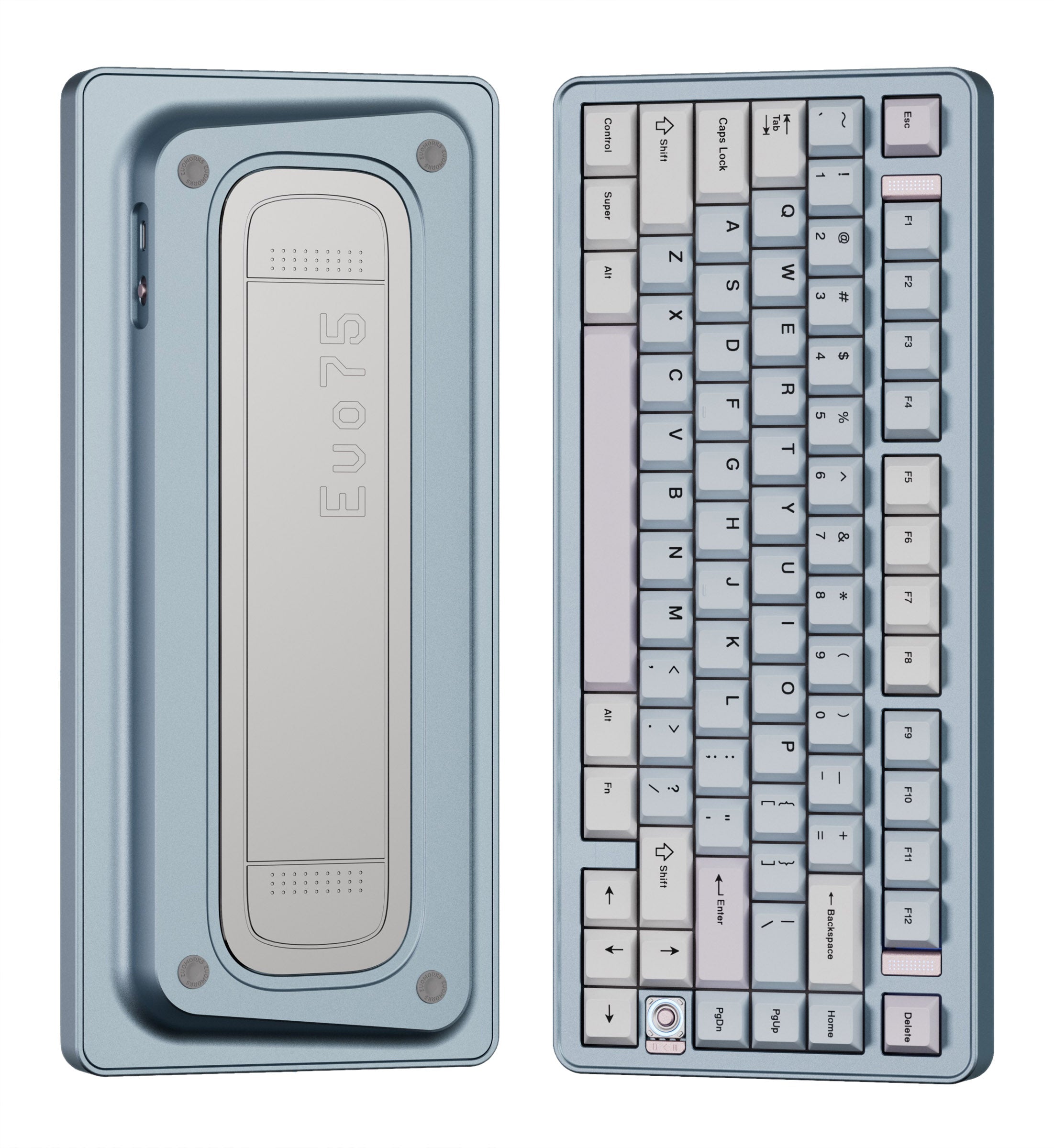 Evoworks Evo75 Aluminum Hotswap Wireless Keyboard