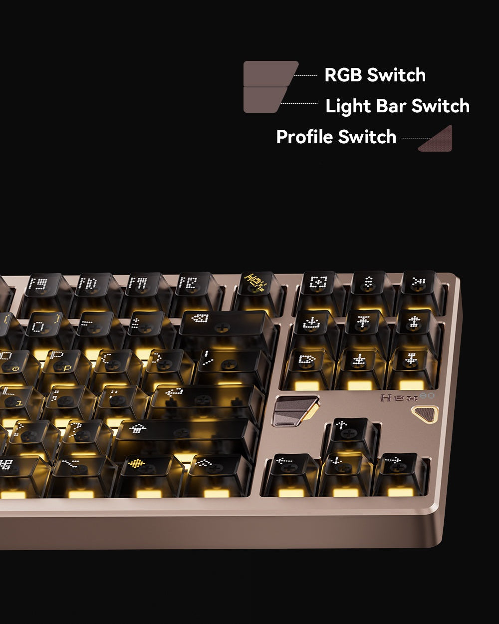 ATK X Qwertykeys Hex80 HE 8K Aluminum Keyboard