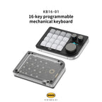 DOIO KB16 Triple Knob Macro Pad Keyboard