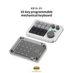 DOIO KB16 Triple Knob Macro Pad Keyboard