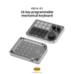DOIO KB16 Triple Knob Macro Pad Keyboard