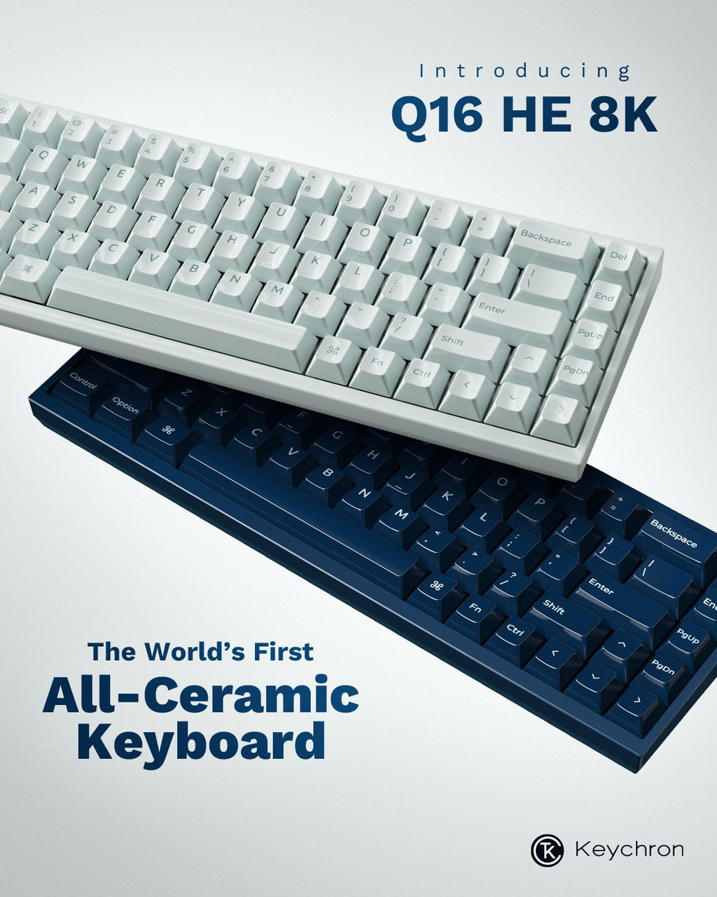 Keychron Q16 HE 8K Magnetic Ceramic 65% Keyboard