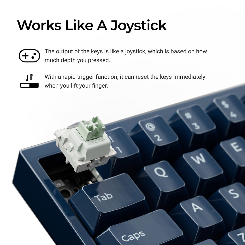 Keychron Q16 HE 8K Magnetic Ceramic 65% Keyboard