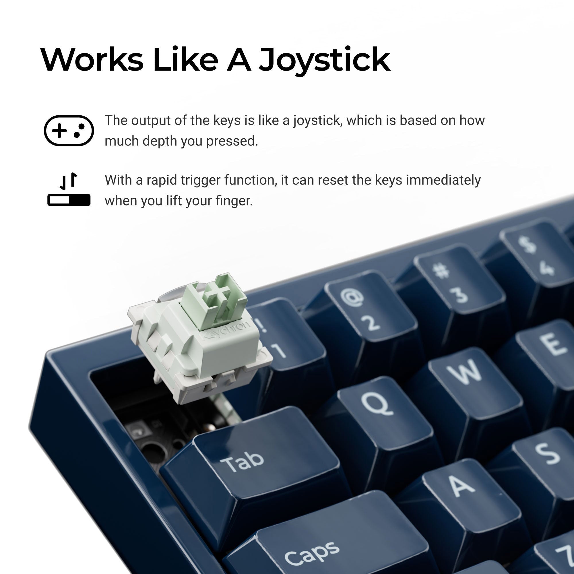 Keychron Q16 HE 8K Magnetic Ceramic 65% Keyboard