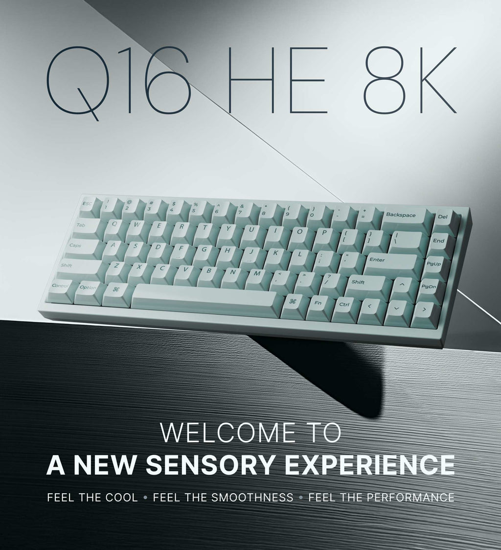Keychron Q16 HE 8K Magnetic Ceramic 65% Keyboard