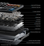 Ticktype DP104 8K Aluminum Wireless RGB Keyboard