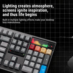 Ticktype DP104 8K Aluminum Wireless RGB Keyboard