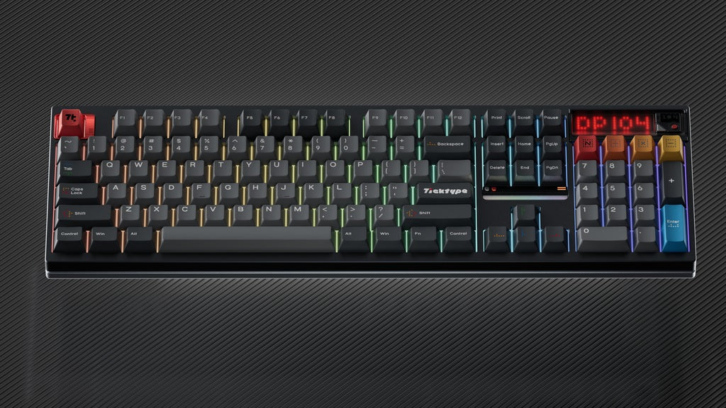 Ticktype DP104 8K Aluminum Wireless RGB Keyboard