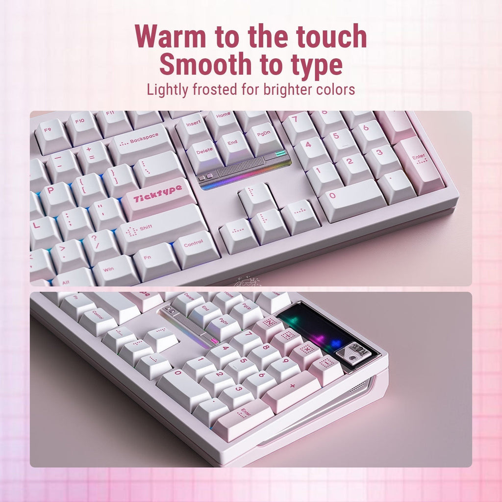 Ticktype DP104 8K Aluminum Wireless RGB Keyboard