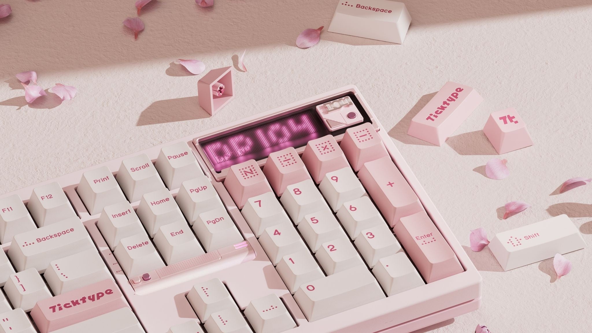 Ticktype DP104 8K Aluminum Wireless RGB Keyboard